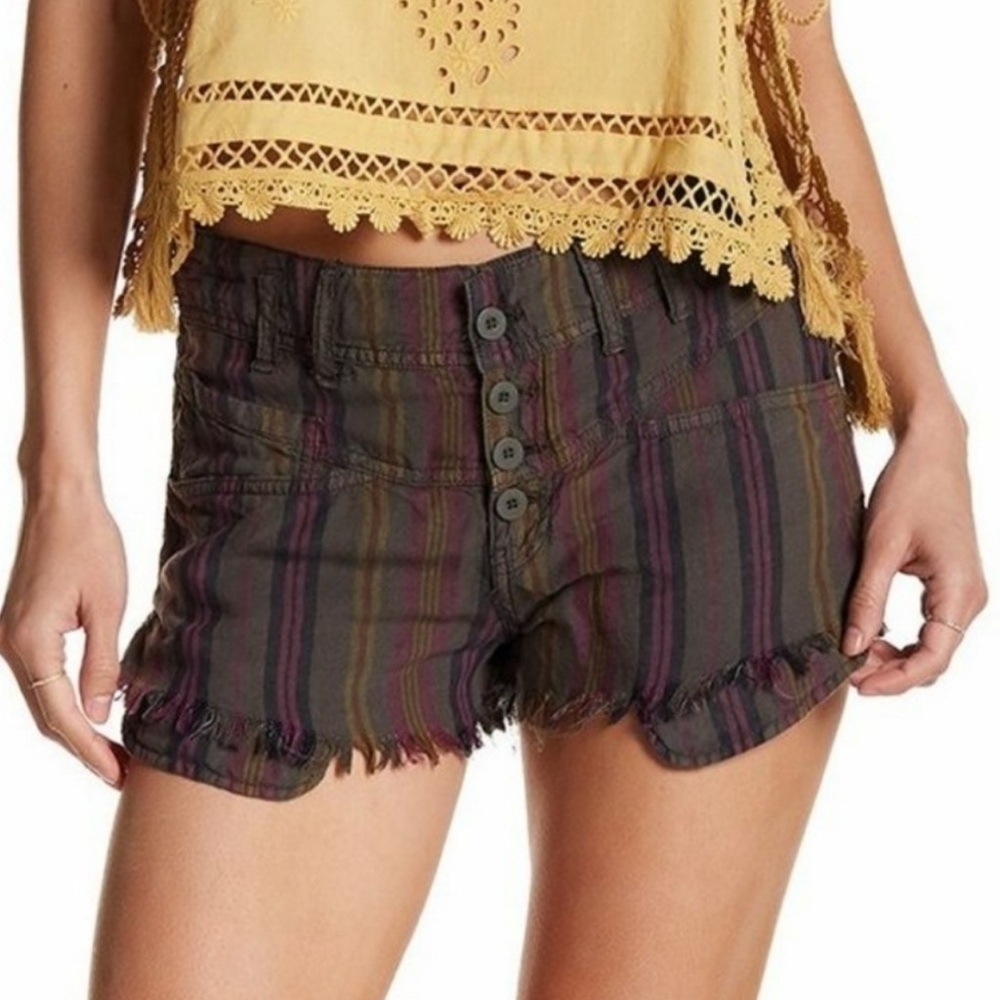 NWOT Free People Morning Rain Cutoff Shorts